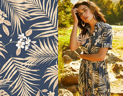 Tropical print for Zolla brand
