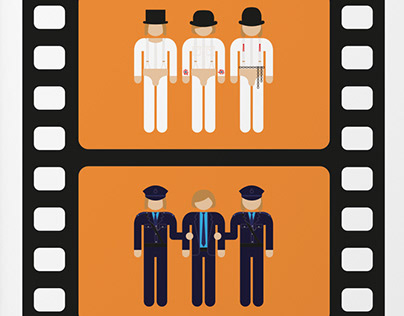 Two-frame Pictogram Movie Posters