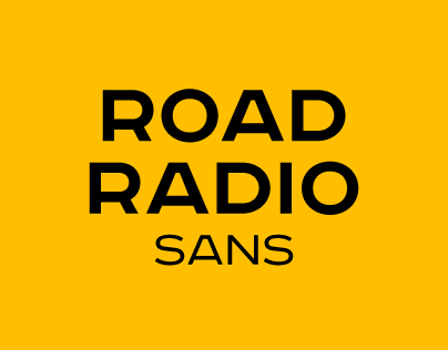 Road Radio sans-serif