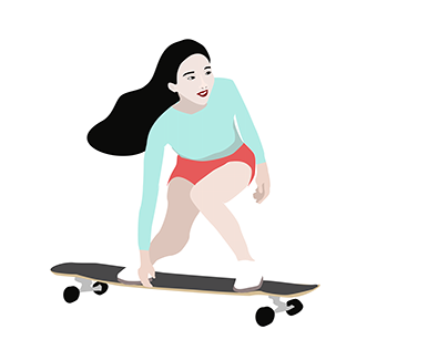 Longboard girl