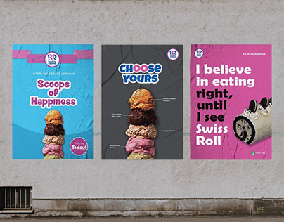 Baskin Robbins poster design
