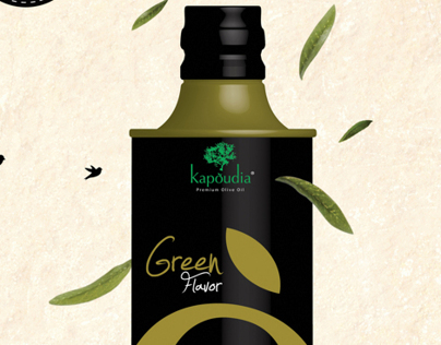 Bottle Design : Kapoudia Olive Oil