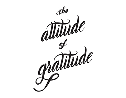 The Attitude of Gratitude: Calendar Art Zine