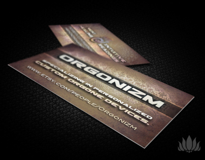 ORGONIZM Business Card Design