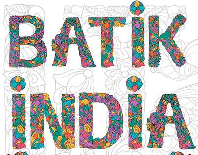 Batik India Color Font