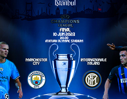 2023 Champions League Final... Photoshop Poster Work..
