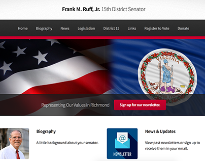Senator Frank Ruff redesign.