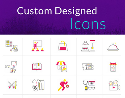 Custom Designed Icons