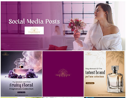 Social Media Post Design, Fragrance Stash, Perfume post