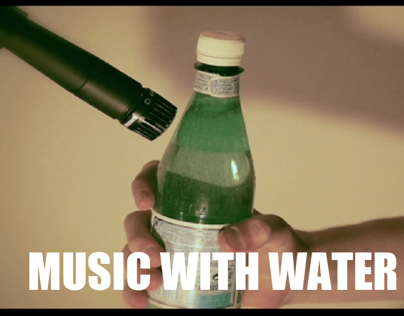 Music with water bottles