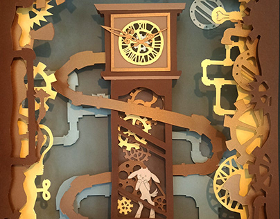 Benjamin's Steampunk Clocktower Slide