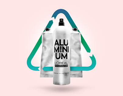 L´Oreal aluminium recycle visual