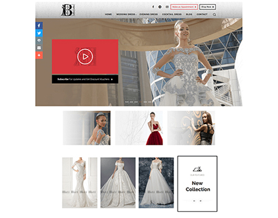 Bridal Dresses Website By Redspider