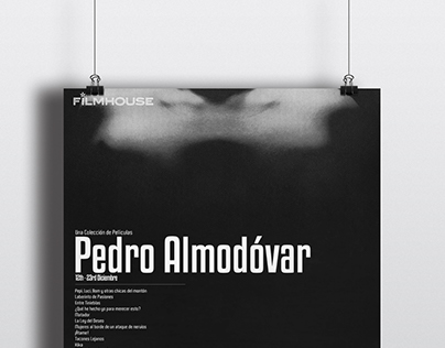 PEDRO ALMODÓVAR FILM FESTIVAL POSTER
