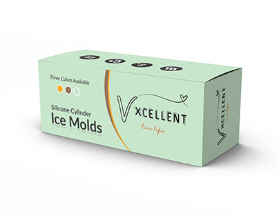 Ice Molds (Amazon A+) Product Box Packaging design