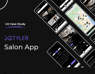ui ux case study-salon booking app