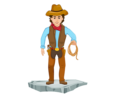 Rodeo Character Designing