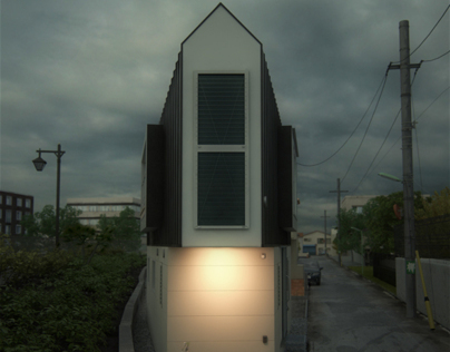 River Side House in Horinouchi by Mizuishi Architect
