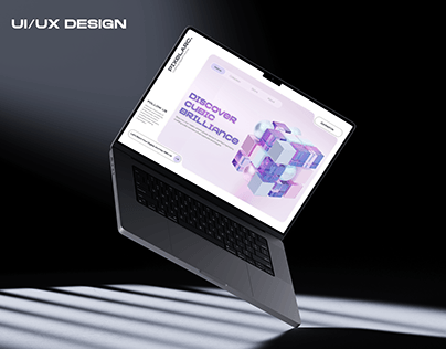 PixelArc | Landing Page UI / UX Design | Hero Section