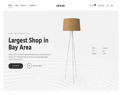 Home ware full website create by woocommerce