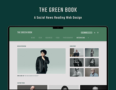 The Green Book - A Social News Reading Web Design