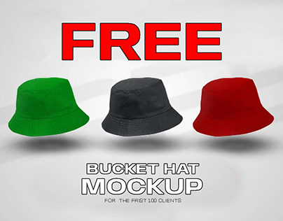 FREE Bucket Hat PSD Mockup Template
