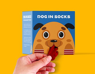 Children's interactive packaging for socks