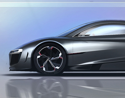Next-Generation Audi-R8 e-tron concept