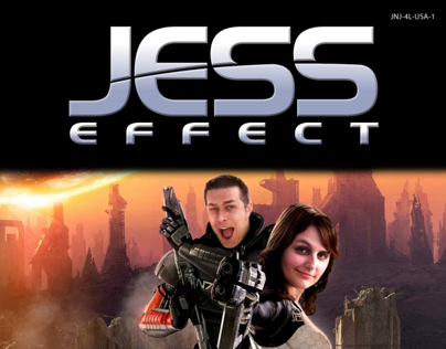 Mass Effect / SNES Style Wedding Program Cover