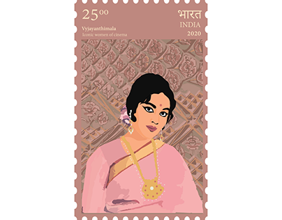 Vintage Bollywood Stamps (University Project) - 2020