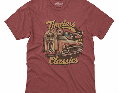Timeless classics Tshirt design