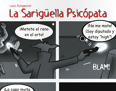 La Sarigüella Psicópata. Comic made by me. Chapter 3