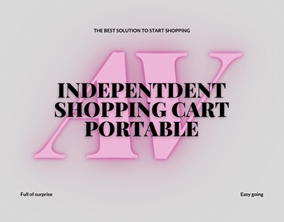 Independent Shopping Cart Portable