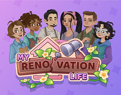 My Renovation Life - Game UI, Illustration & Animation