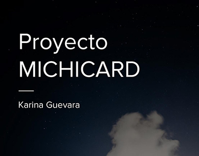Project thumbnail - Business Case - MichiCard