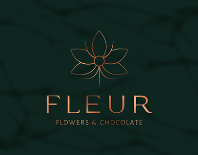 FLEUR - Logo and visual identity of a flowers boutique