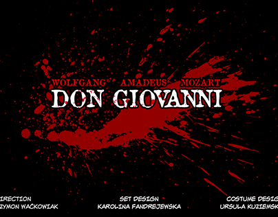 Don Giovani opera storyboards