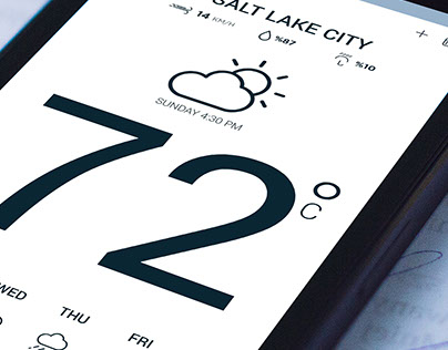 Weather app Design