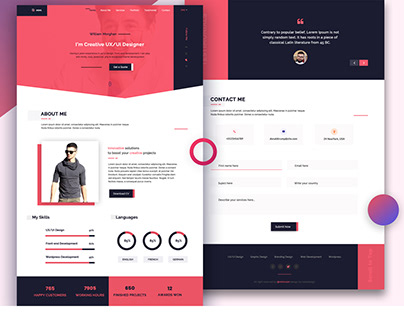 Personal PSD Template