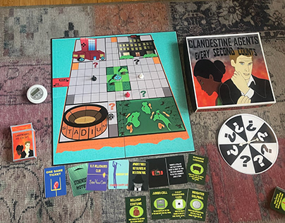 Clandestine Agent "Every Second Counts" board game