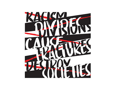 Typography: Racism Divides
