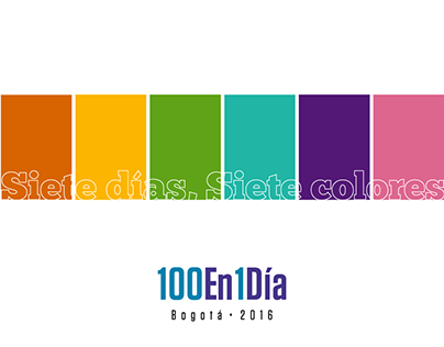 Siete días, Siete colores - 100En1Día | Social Media