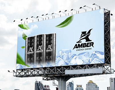 Amber Energy Drink Package Rebrand