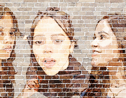 Jenna Ortega Brick Wall Art