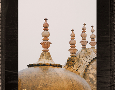 Architectural domes of nahargarh fort
