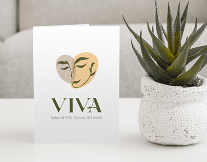 VIVA - Beauty & SPA salon logo & facebook cover