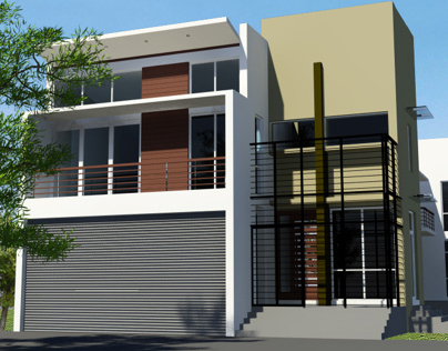 Proposed House in Kalubovila, Sri Lanka  -  3D views