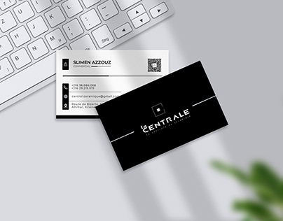 La centrale - Business card design