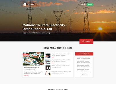 MSEB Website Redesign