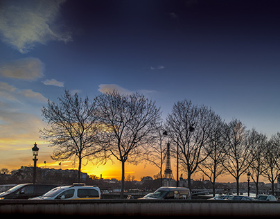Paris - sunset